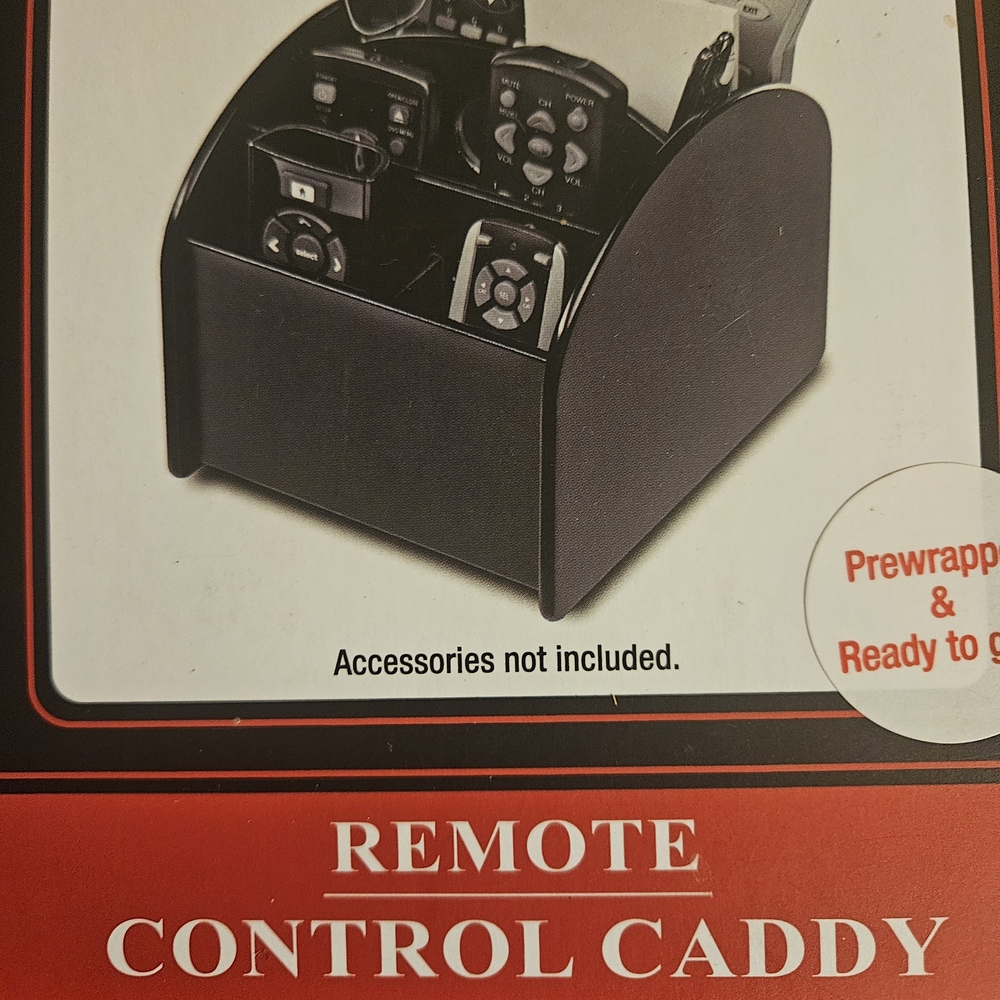 Black Remote Control Caddy